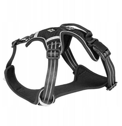 Изображение Barry King Szelki dla psa czarne z siatki M ob.szyi 40-56cm/ob.klatki 52-68cm