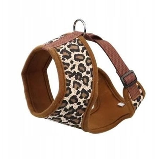 Изображение Barry King Szelki dla psa, wzór w panterk, XL, ob.szyi 42cm/ob.klatki 64-84cm