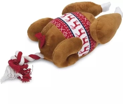 Изображение Beeztees Zabawka dla Psa Indyk ze Sznurem 30cm