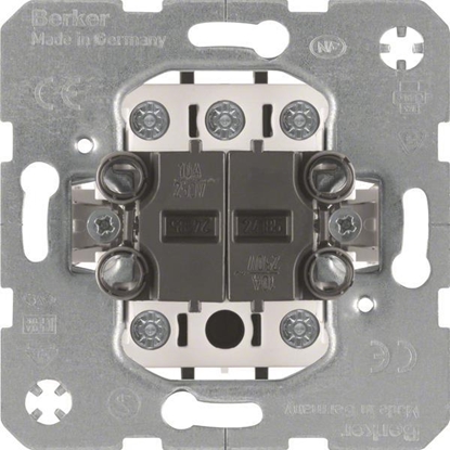Picture of Berker cznik 2-klawiszowy One.Platform grupowy przyciskowy 4 styki zwierne mechanizm zaciski rubowe (53503404)