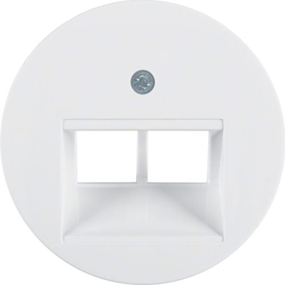 Picture of Berker Element centralny do gniazda przyczeniowego UAE R.1/R.3 biay (14092089)
