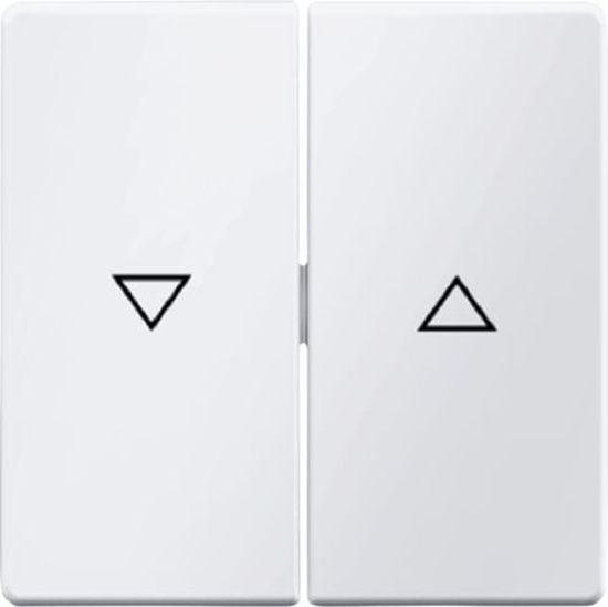 Picture of Berker Klawisz 2-krotny z nadrukiem symbolu strzaka Q.1 biay aksamit (16256089)