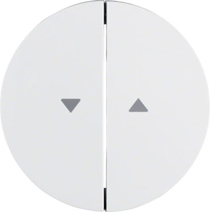 Picture of Berker Klawisz podwójny do cznika aluzjowego z symbolem strzaka R.1/R.3 biay (16252089)