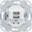 Изображение Berker Mechanizm gniazda USB adowania 3A 230V biay mat one.platform 260209