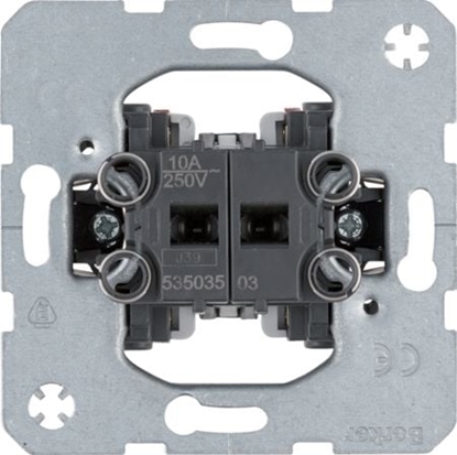 Picture of Berker One.Platform Przycisk podwójny oddzielne zaciski wejciowe (53503503)