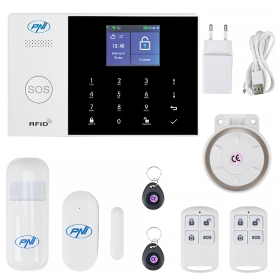 Picture of Bezvadu signalizācijas komplekts (Wi-Fi + 4G) ar vadību Tuya Smart aplikācijā | HS600
