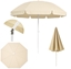 Picture of Black Forest Compact Beach Umbrella, 1.8m Beige