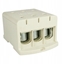 Picture of Blok rozdzielczy-odgany 3-polowy AL/CU 3x240mm2 szary monta paski i na szyn TH WLZ35/3x240/s 48.3241
