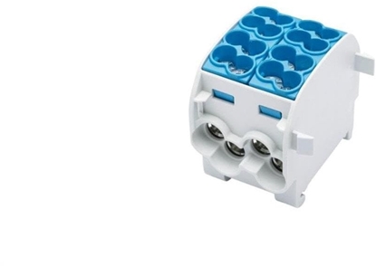 Изображение Blok rozdzielczy-odgany Al/Cu SCB 25-2 (80120) SIMBLOCK jednobiegunowy 2x25mm2 niebieski 81505003