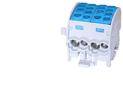 Изображение Blok rozdzielczy-odgany Al/Cu SCB 35-2 (80220) SIMBLOCK jednobiegunowy 2x35mm2 niebieski 81506003