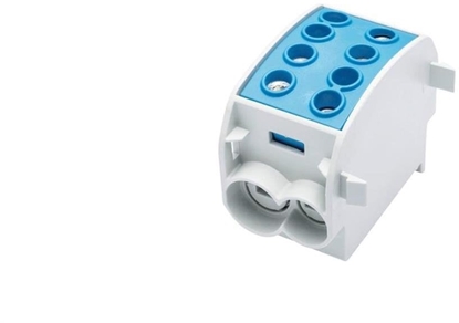 Изображение Blok rozdzielczy-odgany Al/Cu SCB 70 (80310) SIMBLOCK jednobiegunowy 70mm2 niebieski 81508003