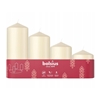 Picture of Bolsius Advent Christmas Candles 4pcs 60x48mm Cream