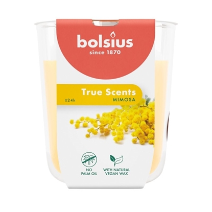 Изображение Bolsius True Scents Scented Candle 80x73mm Mimosa