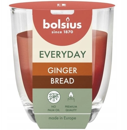 Picture of Bolsius wieca aromatyczna szklana Everyday O80x70mm ginger bread 8717847193483 8717847193483 (8717847193483)