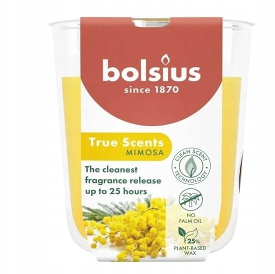 Picture of Bolsius wieca aromatyczna szklana True Scents O80x73mm mimosa 8717847188519 8717847188519 (8717847188519)