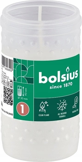 Picture of Bolsius wiece stoowe 4gab.kaste 245/24mm oliwkowy 8717847160690 8717847160690 (8717847160690)