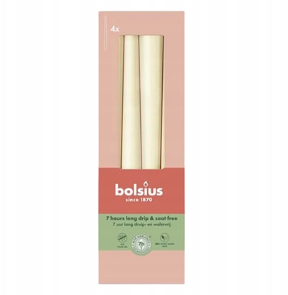 Attēls no Bolsius wiece stoowe 4gab.kaste 245/24mm perlu 8717847160669 8717847160669