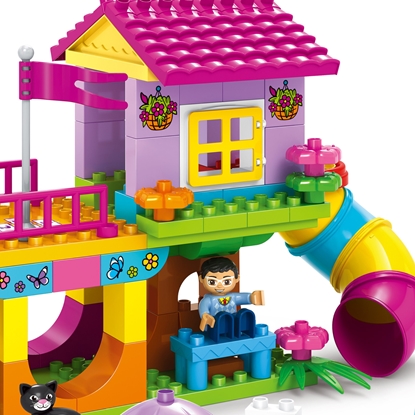 Picture of Bounn Klocki konstrukcyjne plac zabaw ze zjedalni 93 elementy