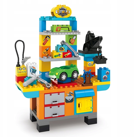 Picture of Bounn Klocki konstrukcyjne wózek warsztat majsterkowicza 90 elementów