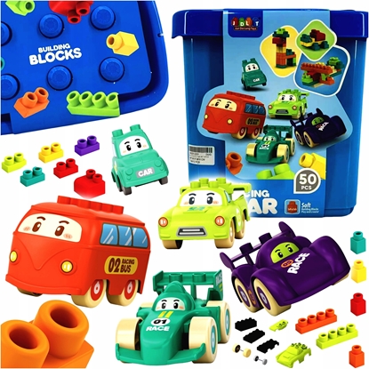 Picture of Bounn Mikkie klocki samochody 50 elementów