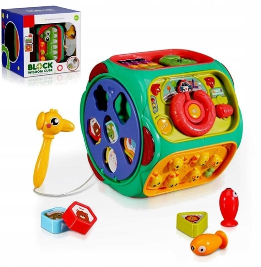 Picture of Bounn Zabawka sensoryczna sorter szecian 8w1 dla dzieci