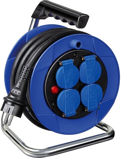 Picture of Pagarinātājs saritināms uz spoles Brennenstuhl 1072444; 8 m; 3x2,5 mm²