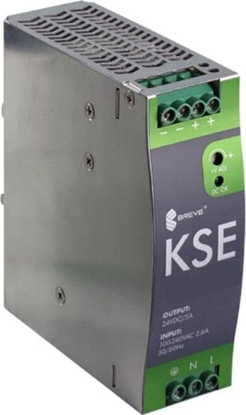 Изображение BREVE Zasilacz impulsowy KSE 12012 230/12VDC 120W 10A /na szyn/ 18912-9988