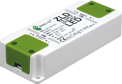 Изображение BREVE Zasilacz LED 24V DC 16W ZLD 16-24LF 0,66A (19724-9017)
