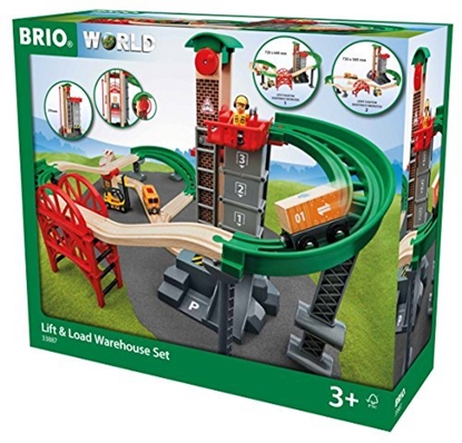 Picture of BRIO Large warehouse with lift - 33887