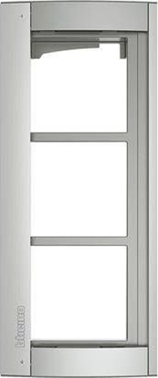 Picture of Bticino Ramka z uchwytem do paneli Sfera - 3 moduy - Aluminium Legrand 350231 himp