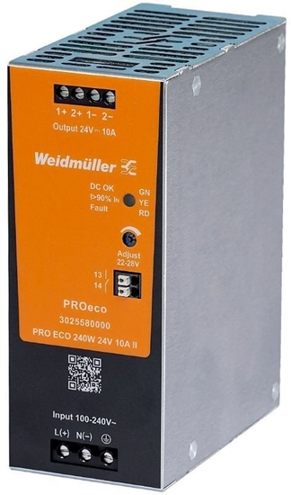 Picture of Cabur Zasilacz impulsowy 100-240V AC / 24V DC 240W 10A PRO ECO* gen2 3025580000