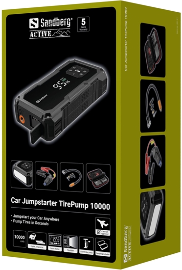 Изображение Car Jumpstarter TirePump 10000