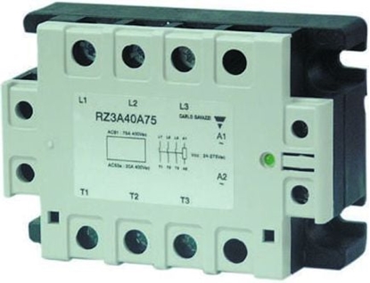 Изображение Carlo Gavazzi Przekanik póprzewodnikowy trójfazowy 24-440V AC 25A 4-32V DC (RZ3A40D25)