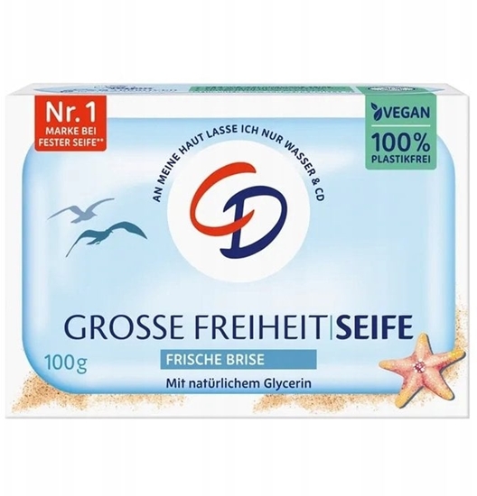 Изображение CD Grosse Freiheit Mydo w kostce z gliceryn Morska Bryza 100 g