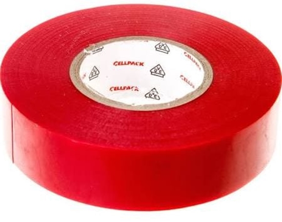 Picture of Cellpack Tama izolacyjna 128 0.15-19-25 PVC/czerwona (145800)