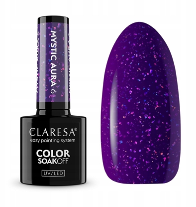 Изображение Claresa Color Soak Off UV/LED Mystic Aura lakier hybrydowy 06 5g