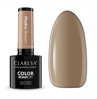 Изображение CLARESA Lakier hybrydowy Alchemy Hydro Brown 5g