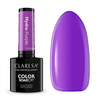 Изображение CLARESA Lakier hybrydowy Alchemy Hydro Purple 5g