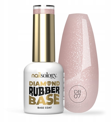 Picture of Clavier Nailsology Diamond Ruber Base hybrydowy baza kauczukowa DB07 Lady Elegance 8ml