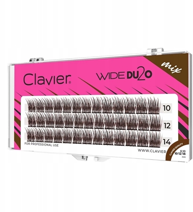 Picture of Clavier Wide Du2o pczki rzd skrt C o objtoci 10D 10-12-14mm Brown