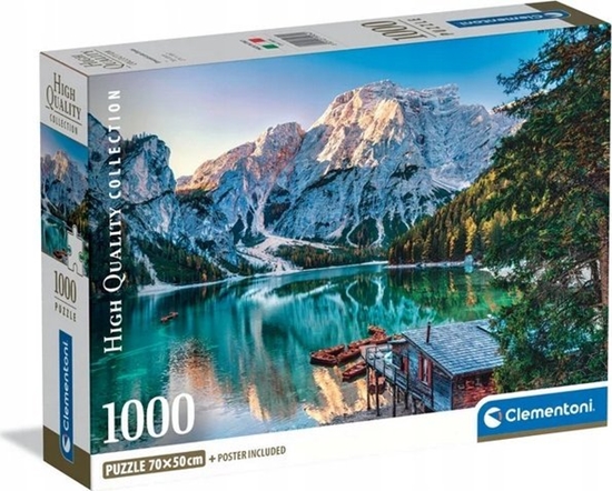 Picture of Clementoni Puzzle Compact Emerald Lake Braies 1000 elementów (39934)