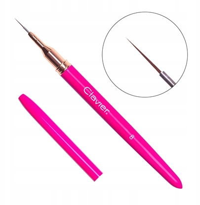 Picture of Cosmetics Zone Pdzelek do zdobie 8mm #2 Magenta