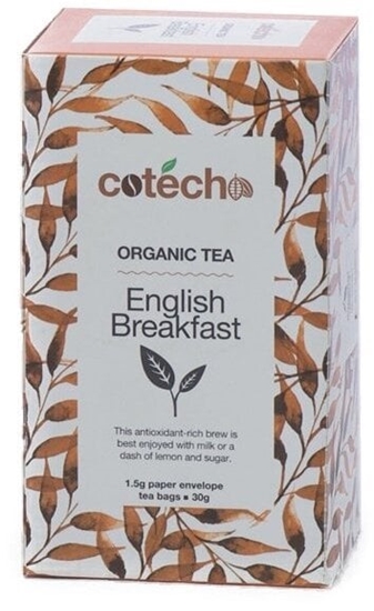 Изображение Cotecho Herbata czarna Organic English Breakfast 20 saszetek