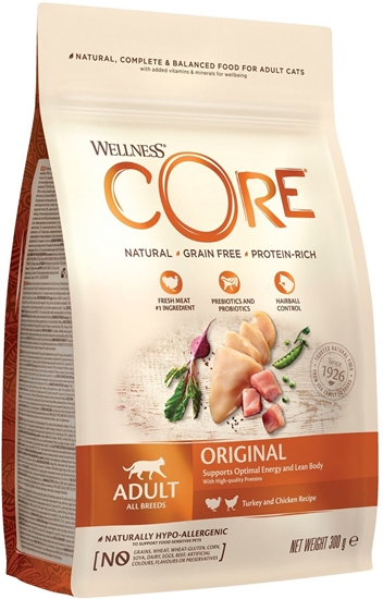 Picture of Crave Core Original, sucha karma dla dorosych kotów, indyk i kurczak, 300g