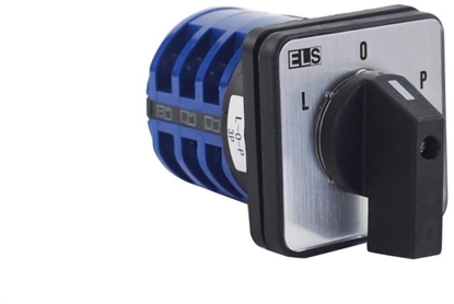Attēls no ELS Elektrotechnika cznik krzywkowy L-0-P 16A 3P tablicowy IP65 / LW16 L-0-P 3P T