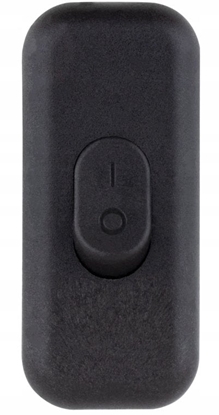 Picture of cznik przelotowy koyskowy na kabel KLIK 1-biegunowy 2,5A 250 V czarny 09045