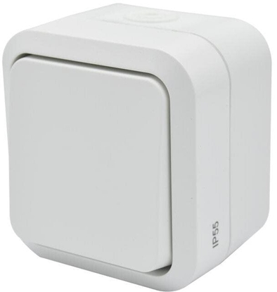 Picture of cznik uniwersalny pojedynczy natynkowy Aqua Pro IP55 biay 60220