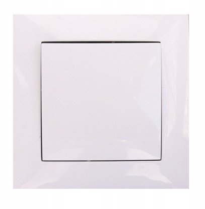 Picture of cznik Wcznik wiata Pojedynczy Podtynkowy Jednobiegunowy Biay 10A