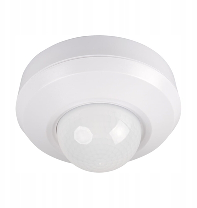 Изображение Czujnik ruchu 3xPIR SENTO-O-WT-W 2000VA 360st. IP44/20 IIkl. okrgy biay 37366