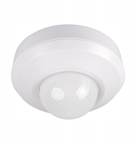 Изображение Czujnik ruchu 3xPIR SENTO-O-WT-W 2000VA 360st. IP44/20 IIkl. okrgy biay 37366